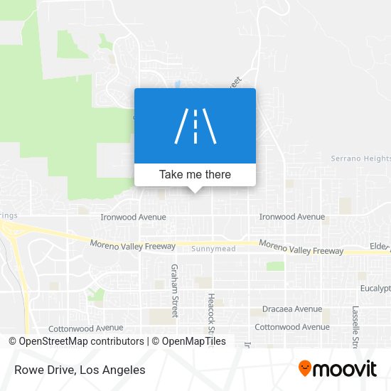 Mapa de Rowe Drive