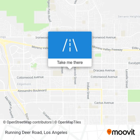 Running Deer Road map