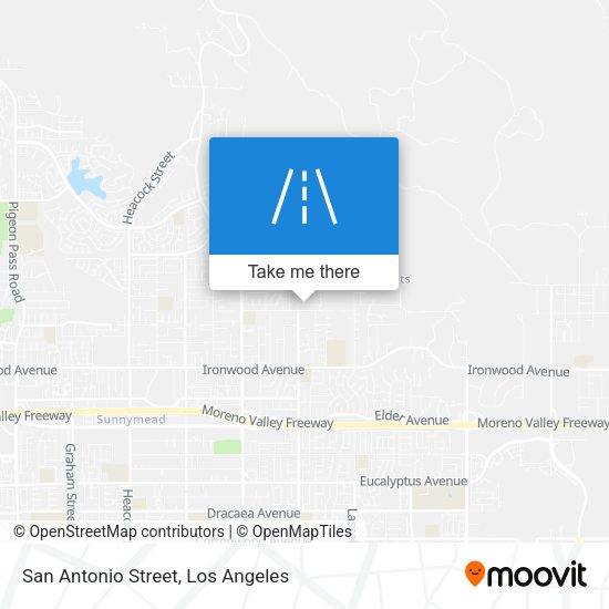 San Antonio Street map