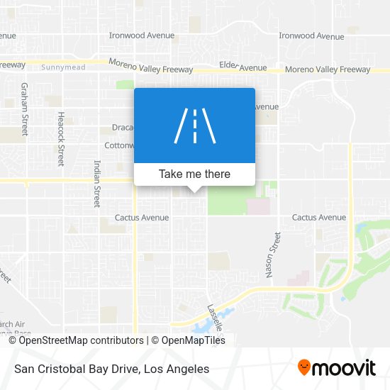 San Cristobal Bay Drive map