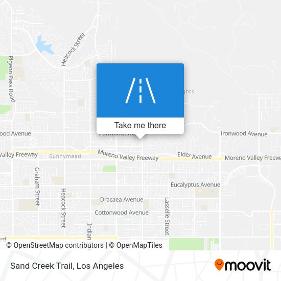 Sand Creek Trail map