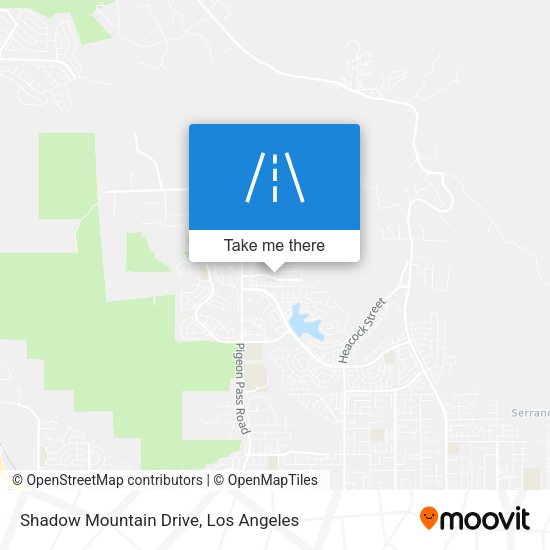 Shadow Mountain Drive map