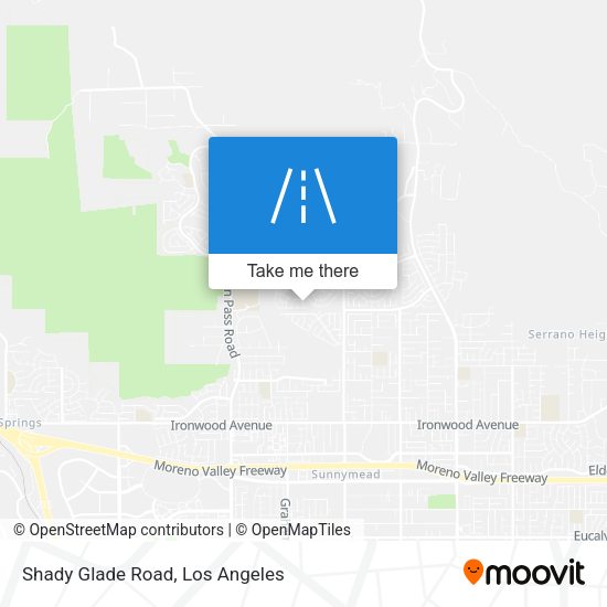 Mapa de Shady Glade Road