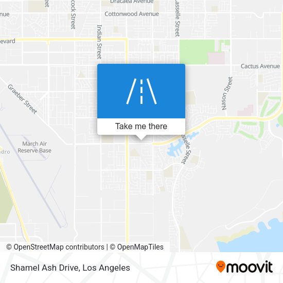 Mapa de Shamel Ash Drive