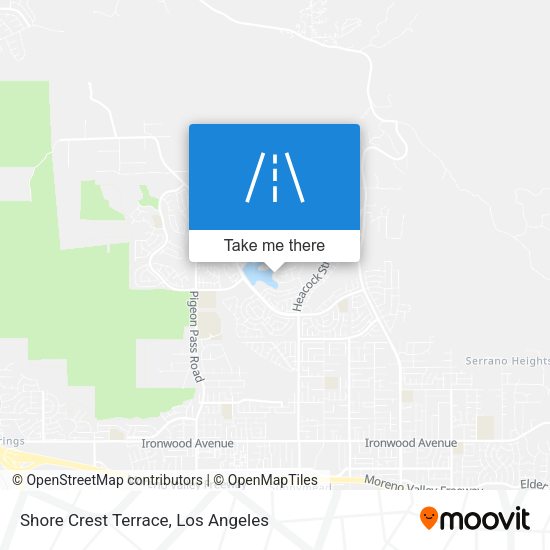 Shore Crest Terrace map