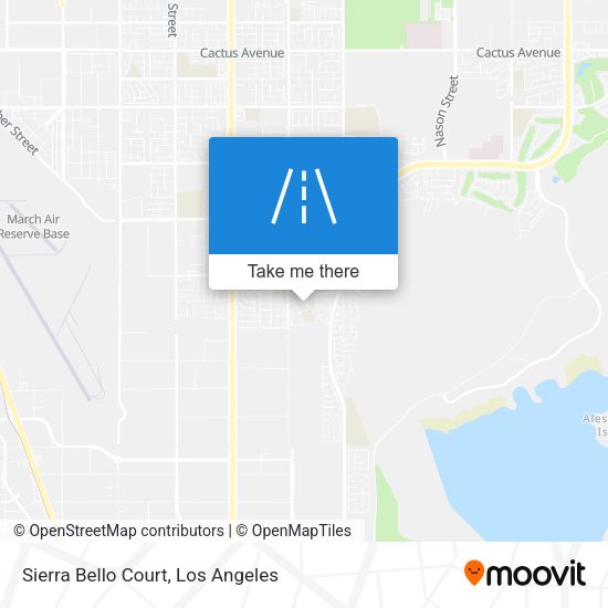 Sierra Bello Court map