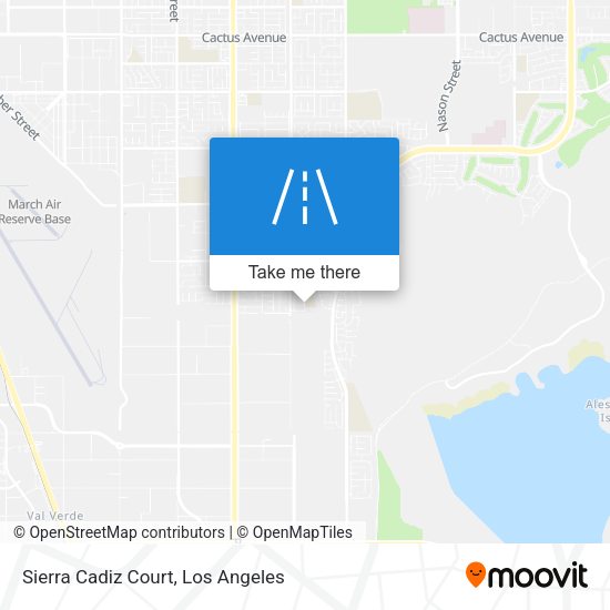 Sierra Cadiz Court map