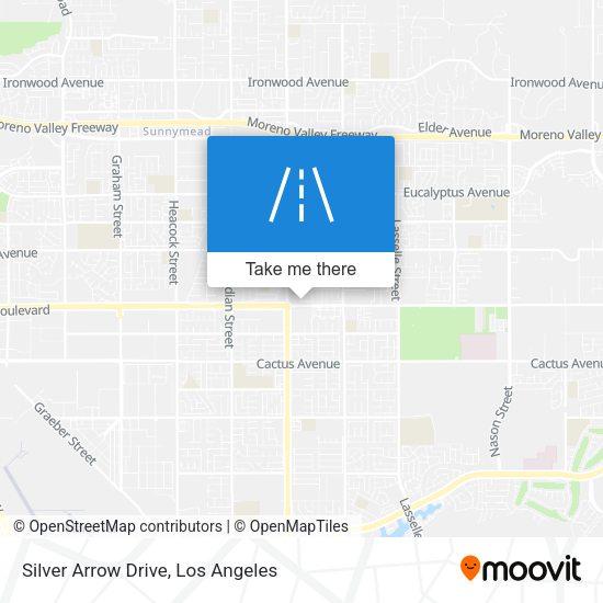 Silver Arrow Drive map