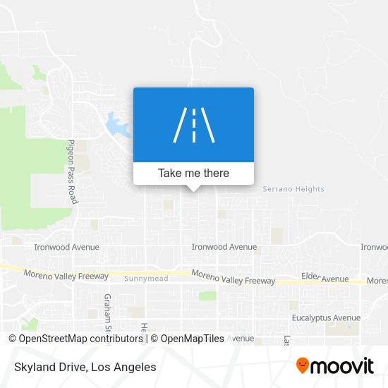 Skyland Drive map