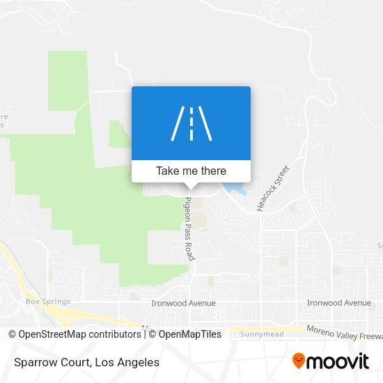 Mapa de Sparrow Court