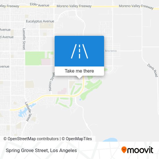 Mapa de Spring Grove Street