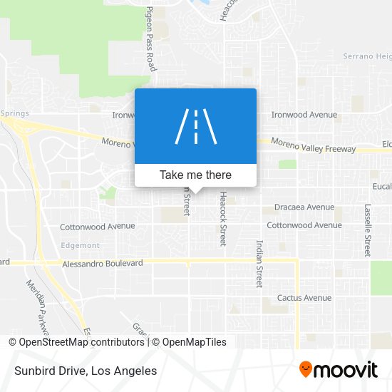 Mapa de Sunbird Drive
