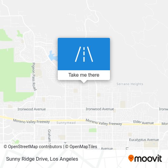 Sunny Ridge Drive map