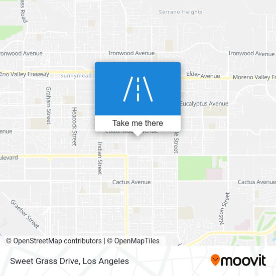Sweet Grass Drive map