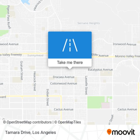 Mapa de Tamara Drive