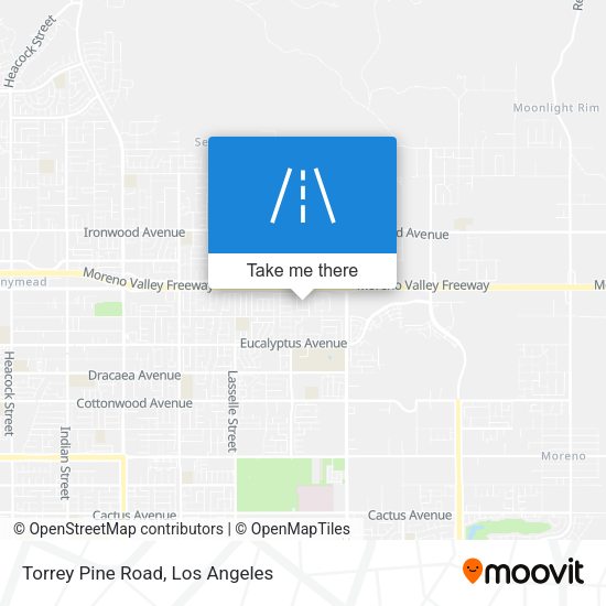 Torrey Pine Road map