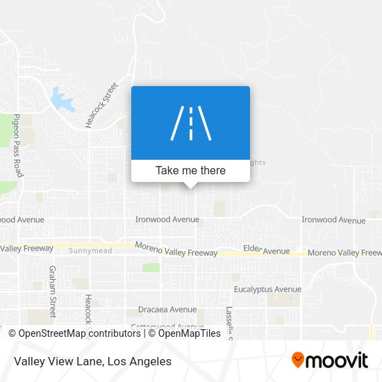 Valley View Lane map