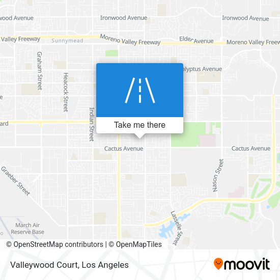 Mapa de Valleywood Court