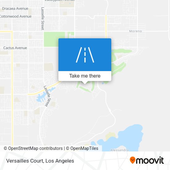 Versailles Court map