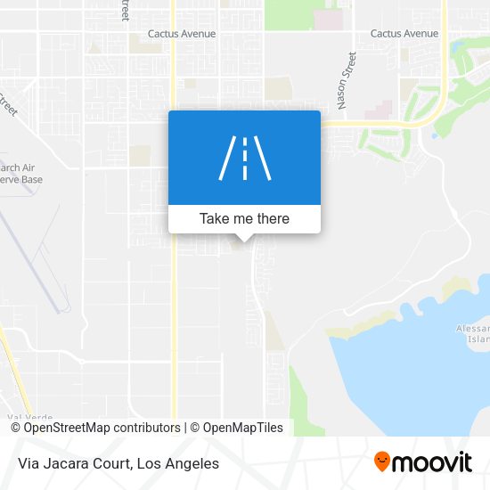 Via Jacara Court map