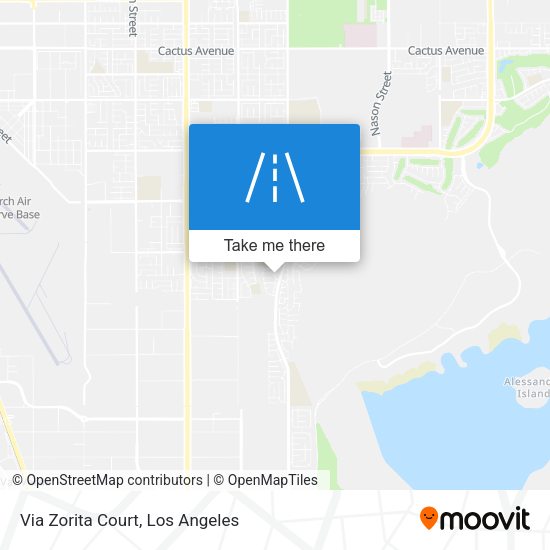 Via Zorita Court map