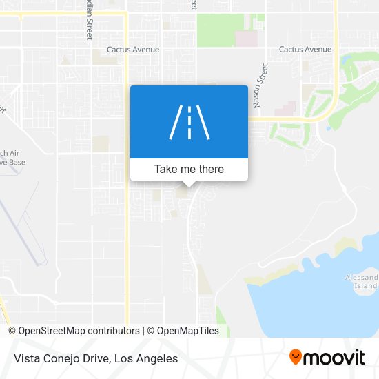 Mapa de Vista Conejo Drive