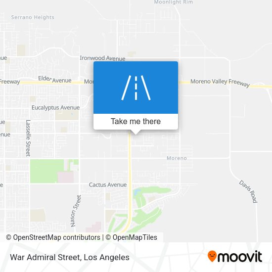 Mapa de War Admiral Street