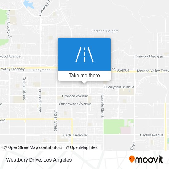Mapa de Westbury Drive