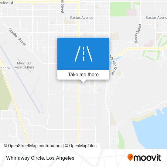 Whirlaway Circle map