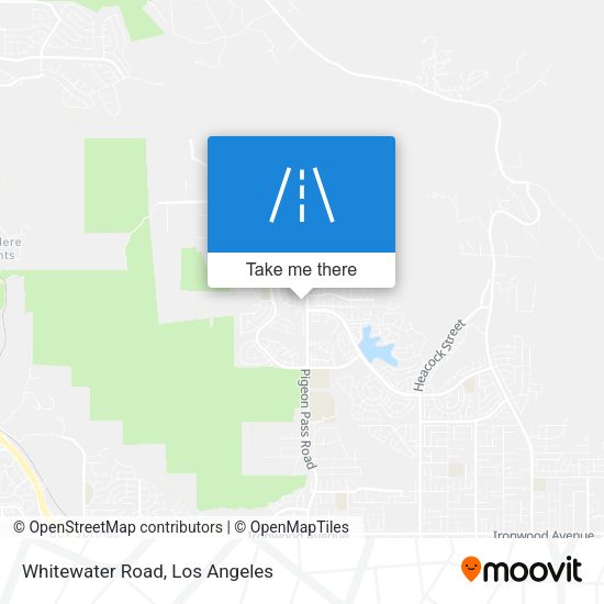 Mapa de Whitewater Road