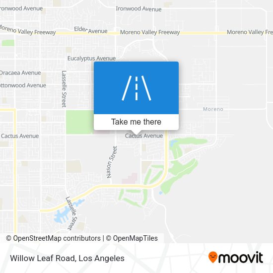 Mapa de Willow Leaf Road
