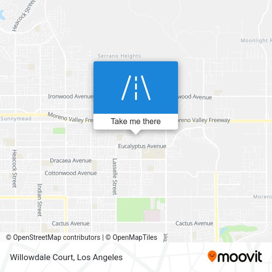 Willowdale Court map