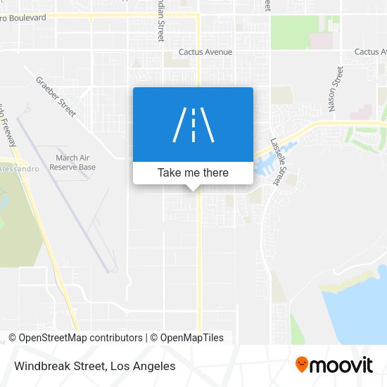 Mapa de Windbreak Street