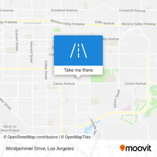 Windjammer Drive map