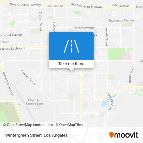 Mapa de Wintergreen Street