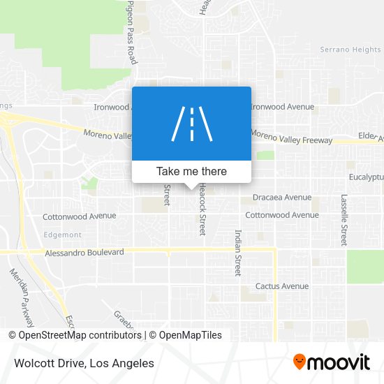 Mapa de Wolcott Drive