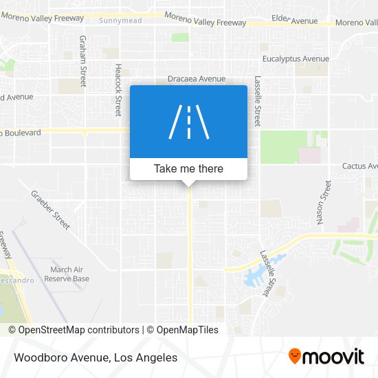 Mapa de Woodboro Avenue