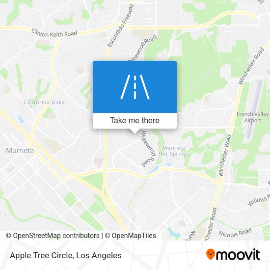 Mapa de Apple Tree Circle