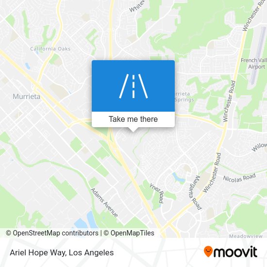 Mapa de Ariel Hope Way
