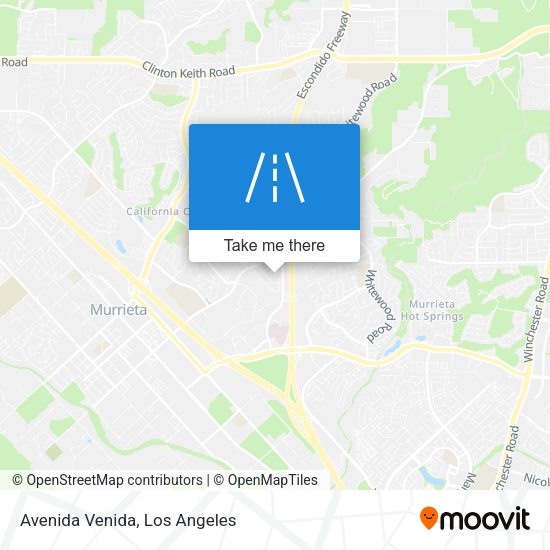 Mapa de Avenida Venida