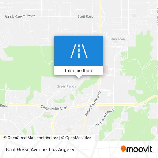 Mapa de Bent Grass Avenue