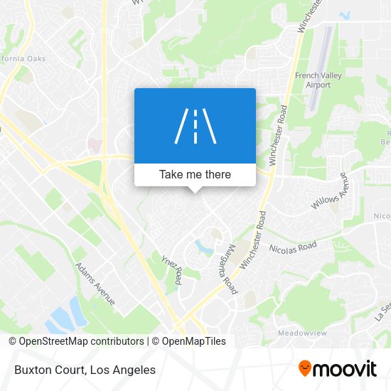Mapa de Buxton Court