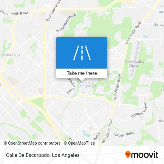 Calle De Escarpado map