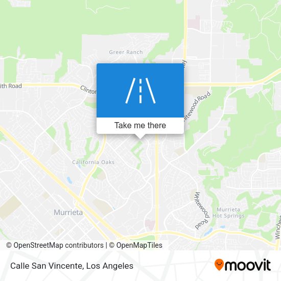 Mapa de Calle San Vincente
