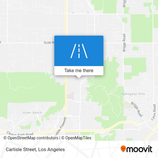 Mapa de Carlisle Street