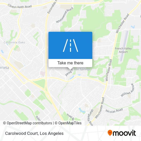 Mapa de Carolwood Court