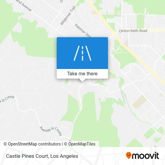Castle Pines Court map