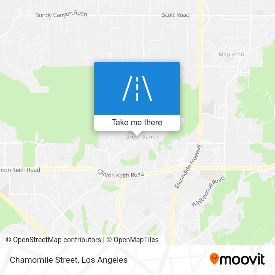 Chamomile Street map