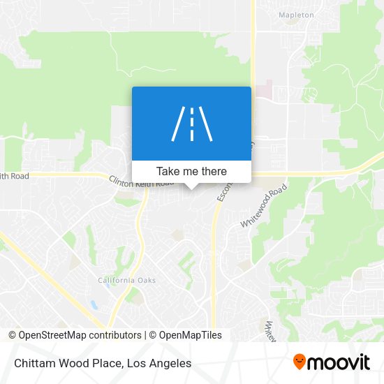 Mapa de Chittam Wood Place