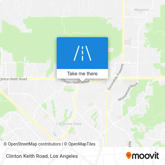 Clinton Keith Road map